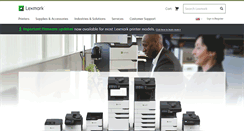 Desktop Screenshot of lexmark.com